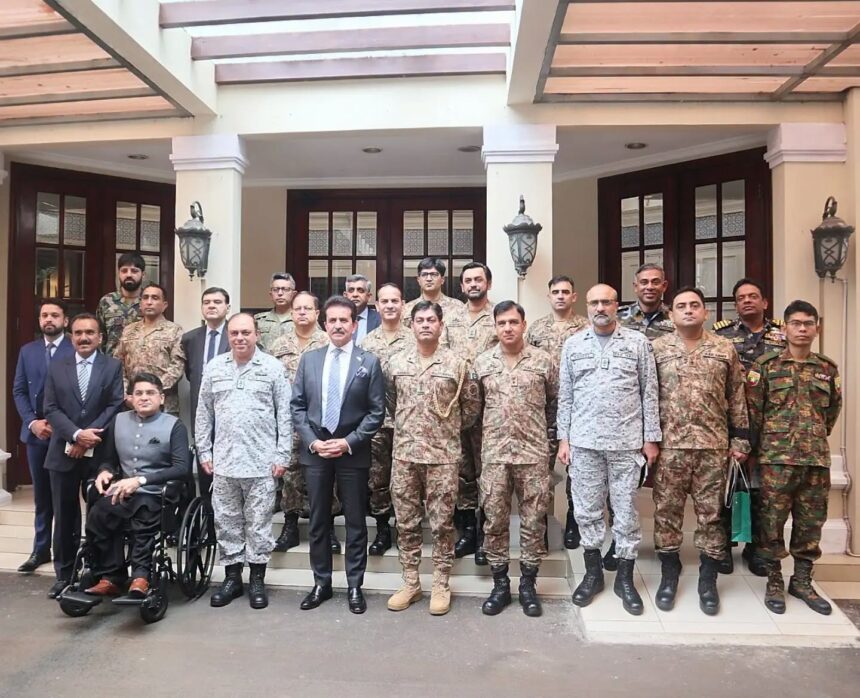NDU delegation at Pakistan Embassy Jakarta during visit