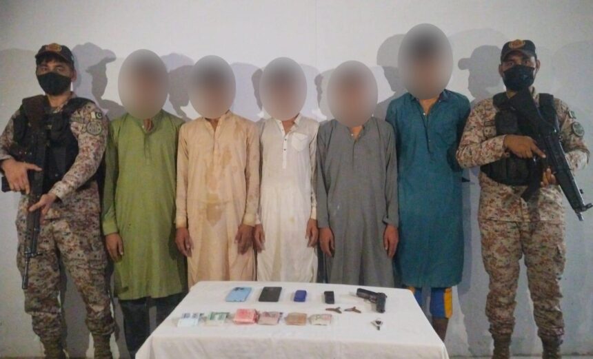 Pakistan Rangers Arrest Five Members of Notorious 'Bichhoo Dacoit Gang' in Karachi Operation