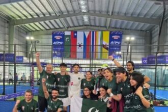 Team Pakistan in APPC 2026 with Pakistan padel support in Manila
