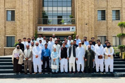 HEC team during visit to University of Lakki Marwat for academic review