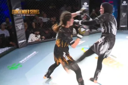 Pakistani MMA athletes competing at the PAKMMAF ACTIVIT Contender Series in Lahore