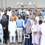 PMAS-AAUR faculty members and trainers at the AI training closing ceremony
