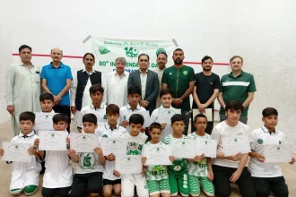 Muhammad Salar wins Independence Day Squash Tournament at PSB Coaching Centre Peshawar