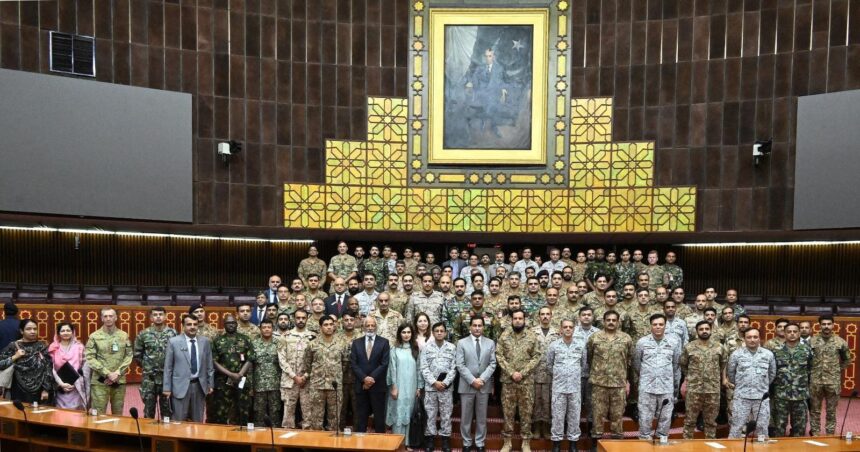 130-Member NDU Delegation Meets NA Speaker Ayaz Sadiq