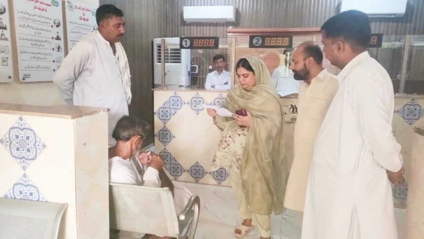Assistant Commissioner Qaidabad Ramsa Abdul Rehman Conducts Surprise Inspections of Arazi Center, Girls’ Higher Secondary School and BHUs