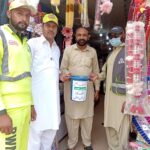 Clean Punjab Campaign in Kahuta: Dustbins Distributed Among Shopkeepers
