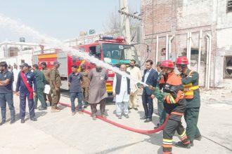 DC Khushab Inspects Emergency Response Drill and Medical Facilities at DHQ Hospital Joharabad