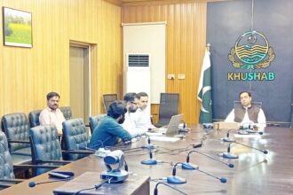 DC Khushab Reviews Progress Under Suthra Punjab Programme