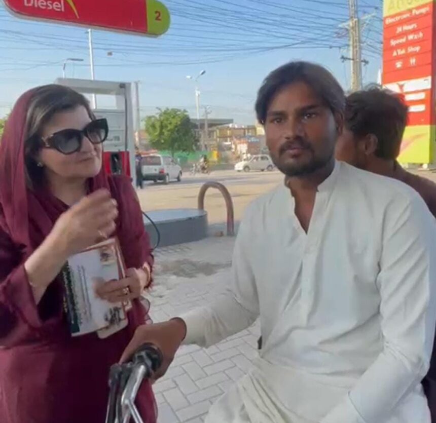 Farah Naz Akbar Inspects Islamabad Gas Stations to Review PM’s Relief Scheme