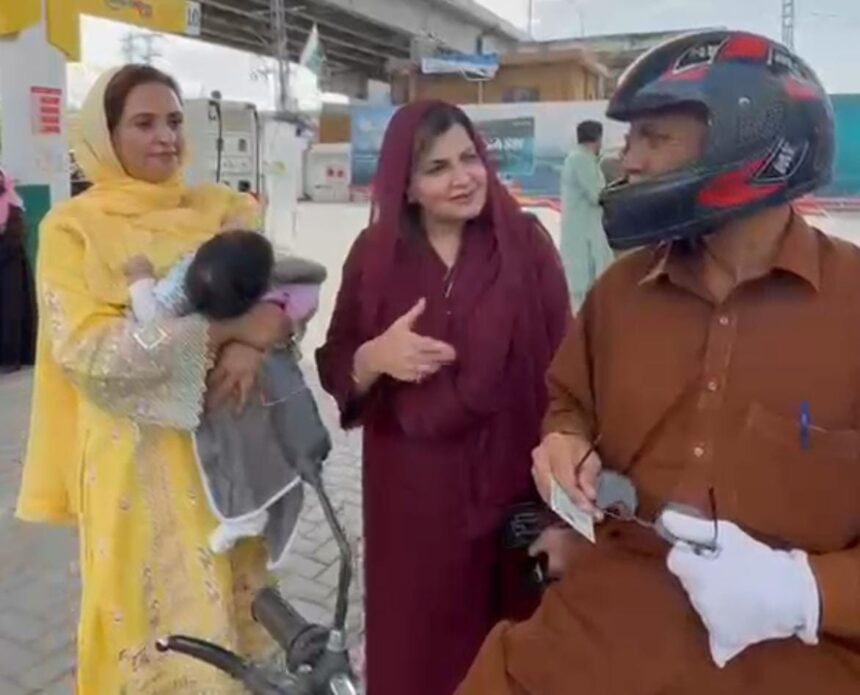Farah Naz Akbar Inspects Islamabad Gas Stations to Review PM’s Relief Scheme