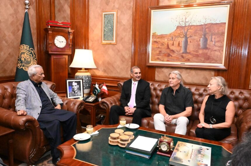 GOVERNOR SINDH MEETS AUSTRIAN HONORARY CONSUL GENERAL, DISCUSSES TRADE, INVESTMENT AND CULTURAL COOPERATION