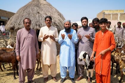Hiswa Welfare Provides Goats to Lightning-Affected Family Near Chhachhro