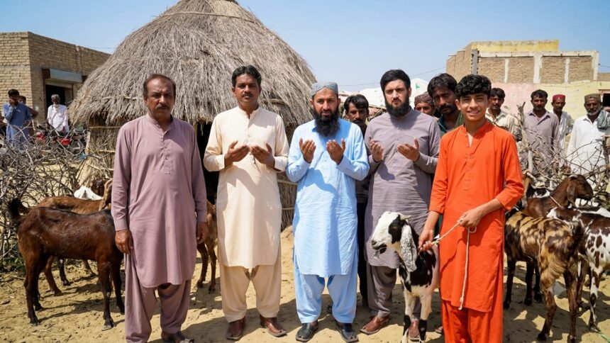 Hiswa Welfare Provides Goats to Lightning-Affected Family Near Chhachhro