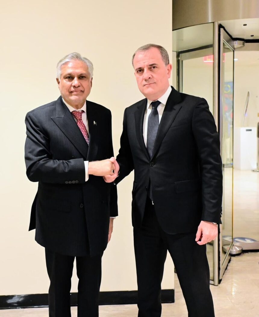 Ishaq Dar Meets Azerbaijan Foreign Minister in New York