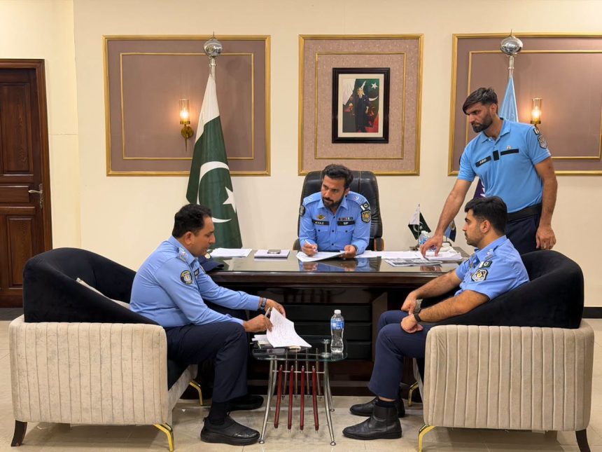 Islamabad Important Meeting Held Under SP City Dr. Ayaz Hussain