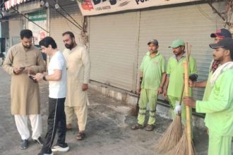 MD Suthra Punjab Agency Reviews Cleanliness Operations in Attock