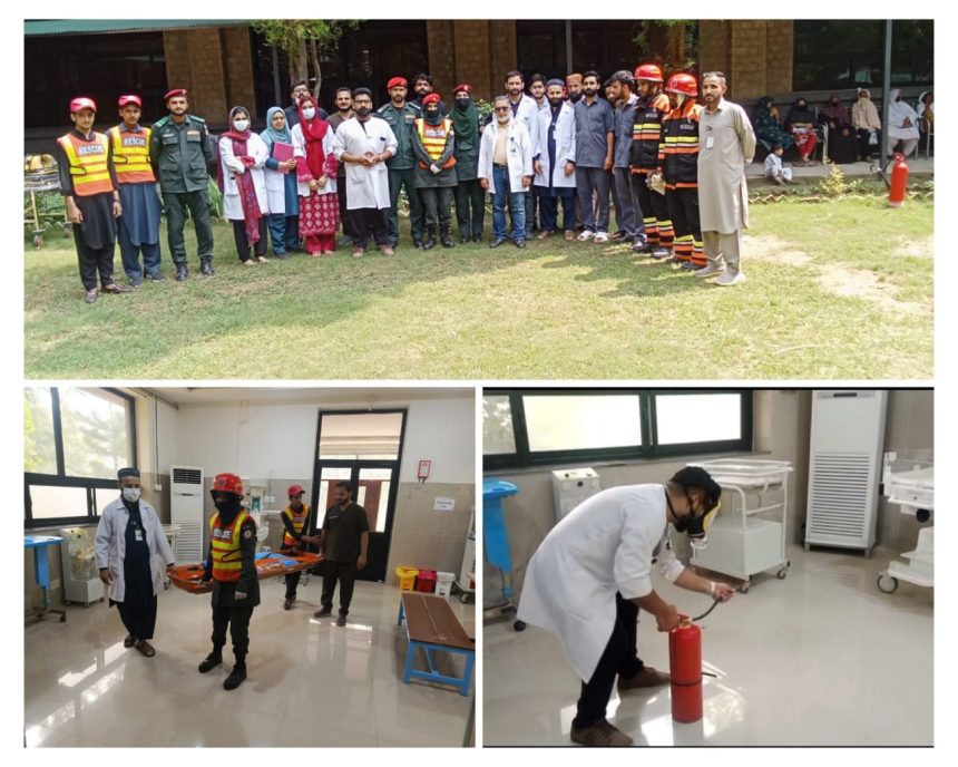 Murree Fire Safety Mock Drills Held at Public and Private Hospitals to Test Emergency Preparedness