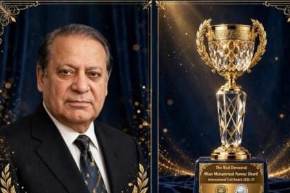 Muslim League Balochistan Announces Nawaz Sharif International Civil Award