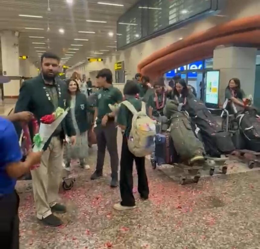 Pakistan Junior Golf Team Receives Warm Welcome in Lahore After Bangladesh Success