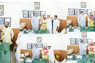 PML-N Khushab Leaders Meet at Party House, Congratulate Malik Muhammad Shahbaz Burhan on Performing Umrah
