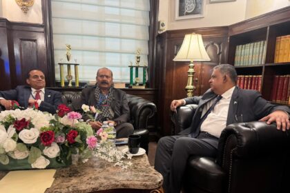 Rana Muhammad Qasim Noon Visits Pakistan Mission in New York to Discuss Kashmir Diplomacy