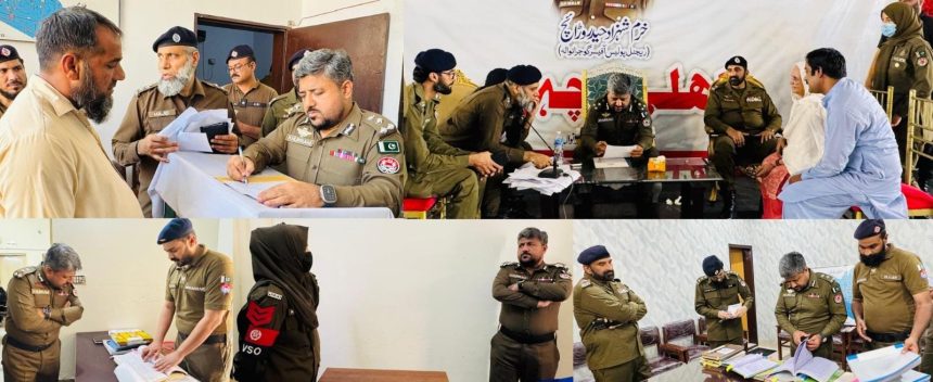 RPO Khurram Shehzad Haider Waraich Visits Gujranwala, Reviews Police Performance