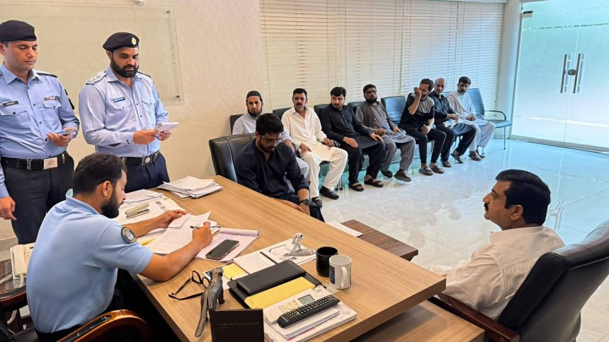 SSP Operations Qazi Ali Raza Holds Open Court, Directs Timely Resolution of Citizens’ Complaints