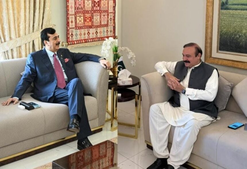 Tariq Fazal Chaudhry Calls on Senate Chairman Yousaf Raza Gilani