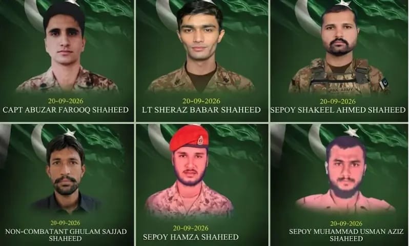 Two Army Officers Among Six Martyred in Hangu Clash, Eight Khwarij Killed: ISPR