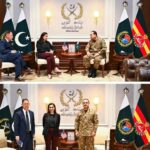 US Afghanistan War Commission Delegation Calls on Field Marshal Asim Munir at GHQ