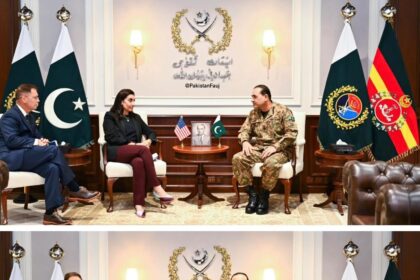 US Afghanistan War Commission Delegation Calls on Field Marshal Asim Munir at GHQ