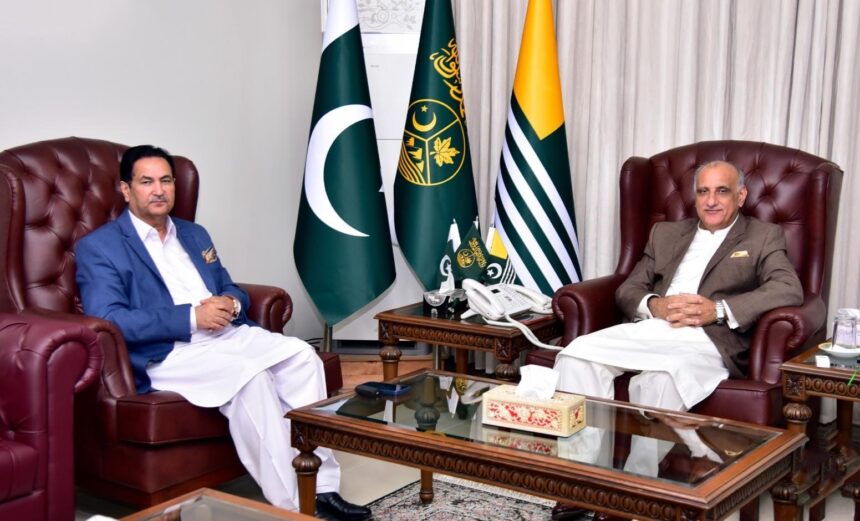AJK President, Assembly Speaker Discuss Kashmir Freedom Movement and Political Affairs