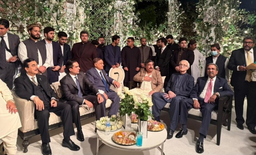 Chairman Senate Yousuf Raza Gilani Attends Nikah Ceremony in Karachi, Extends Best Wishes to Newlyweds