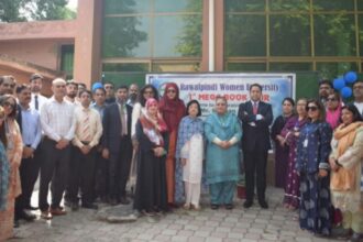 Commissioner Salman Ghani, VC Dr. Tayyaba Zareef Inaugurate First Mega Book Fair at Rawalpindi Women University
