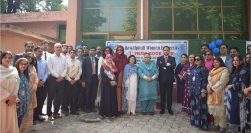 Commissioner Salman Ghani, VC Dr. Tayyaba Zareef Inaugurate First Mega Book Fair at Rawalpindi Women University
