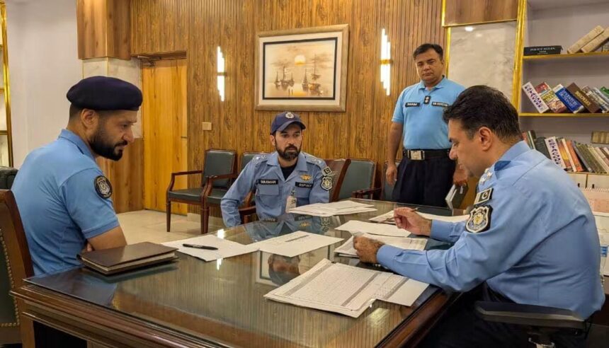 DIG Ali Wasim, Sulaiman Zafar and Sulaiman Shah Discuss Investigation of Serious Crimes