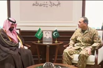 Field Marshal Asim Munir Meets Newly Appointed Saudi Ambassador Dr. Rajeh Tami Albugamy at GHQ