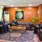 Foreign Secretary Asim Iftikhar Ahmad Assumes Charge, Calls on Ishaq Dar
