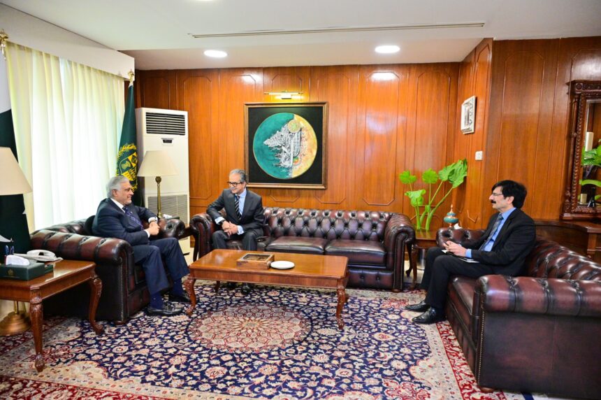 Foreign Secretary Asim Iftikhar Ahmad Assumes Charge, Calls on Ishaq Dar