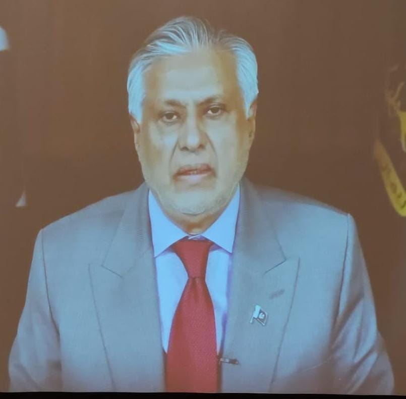 Ishaq Dar Calls for Upholding International Law, Rejects Weaponization of Water