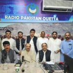 MNA and NA Information & Broadcasting Committee Chairman Pullain Baloch Visits Radio Station in Quetta