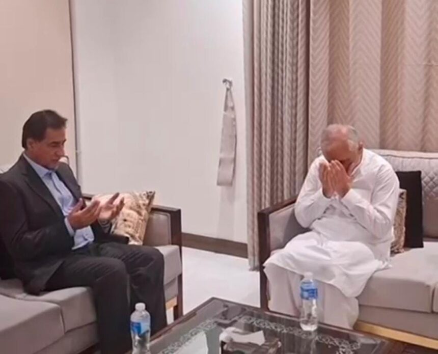 NA Speaker Ayaz Sadiq Condoles with Barrister Zafarullah Khan Over Mother’s Death