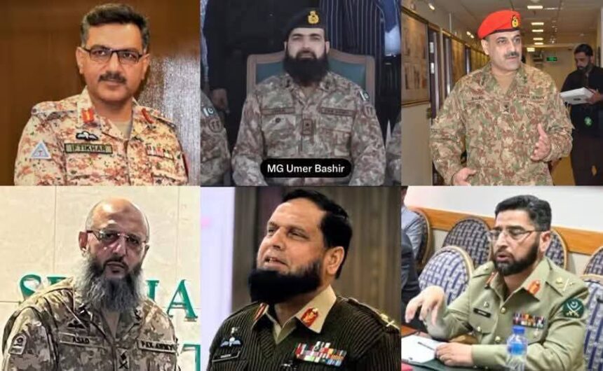 Pakistan Army Major Generals Promoted to Lieutenant General