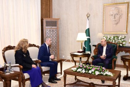 President Asif Ali Zardari Meets Azerbaijan’s Ambassador-Designate at Aiwan-e-Sadr
