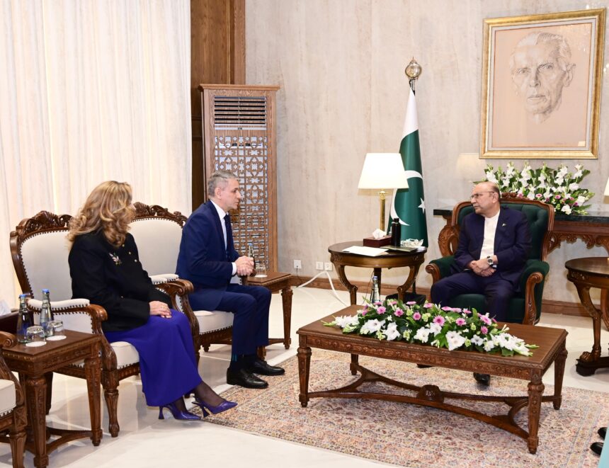 President Asif Ali Zardari Meets Azerbaijan’s Ambassador-Designate at Aiwan-e-Sadr