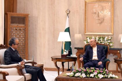 President Asif Ali Zardari Meets Newly Appointed Foreign Secretary Asim Iftikhar Ahmad