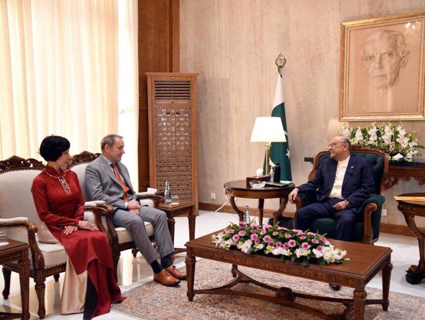 President Asif Ali Zardari Receives Credentials of French Ambassador-Designate