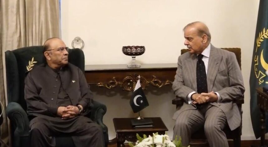 President Zardari, PM Shehbaz Sharif Discuss Political and Security Situation