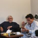 Raja Pervez Ahmed Khan Meets Former AJK Prime Minister Raja Muhammad Farooq Haider Khan