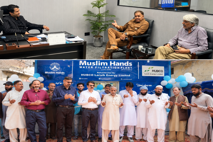 Raja Sikander Khan Thanks Muslim Hands, HUBCO Laraib Energy for New Water Filtration Plant in Banni
